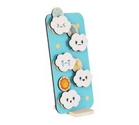 DuskHaven Wooden Knock-Off Toy for Children - Christmas And Weather Themes