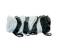 DuskHaven Woven Loops, Pot Holder Loop Refill Packs, Multicolored Woven Loops for Children, Black White 192PCS