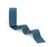 Dusky Mid Blue Velvet Ribbon, 38mm Wide x 2 Metre Cut Length by Cranberry | Luxurious Single-Sided, Soft Velvet Trim, For Gift Wrapping, Wedding, Bows, Crafts, Christmas, Floral Arrangements & Decor