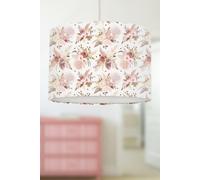 Dusky Pink Flowers Lampshade Big Little Bedrooms Dusty Pink 35cm diameter x 21cm high
