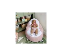 (Dusky Pink) rucomfy Snug Gaga Baby Bean Bag - Soft & Supportive Newborn Seat