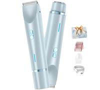 Dusky Razor for Women, Proustore The Glide Pro 3.0 Razor for Women, 2 in 1 Electric Bikini Trimmer Shaver Razors, Ipx7 Waterproof, Wet & Dry Use, for Leg Arm Underarm (A-Blue)