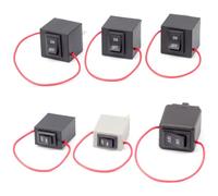 Dusledel 9038A Fuel Pump Relay Bypass Master Switch Kit with Amp Loop, Pack of 6 Relay Tester Diagnostic Scan Switch Kit