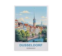 Dusseldorf Germany，Jigsaw Puzzle 1000 Piece Game Artwork Travel Souvenir（50x70cm）-X74