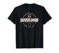 Dusseldorf Germany Label Coordinates 2C T-Shirt