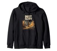 DUST AND GLORY Mountain Bike Adventure Zip Hoodie