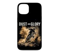 DUST AND GLORY Mountain Biker in Action Case for iPhone 13