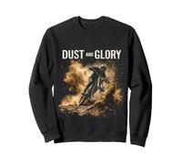 DUST AND GLORY Mountain Biker in Action Sweatshirt