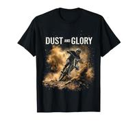 DUST and Glory Mountain Biker in Action T-Shirt