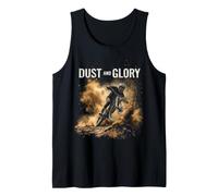 DUST and Glory Mountain Biker in Action Tank Top