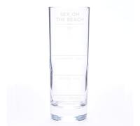 Dust and Things ‘Sex On The Beach’ Highball Glass - Drinking Gifts for Women Her - Gift for Girlfriends Birthday - Alcohol Gifts for Friends - Student Gifts - Cocktail Measure Glass