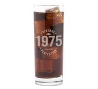 Dust and Things Vintage Aged to Perfection Highball Glass, Engraved Birth Year 1934-2007, 25.5 cm (1975)
