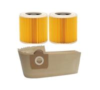 Dust Bag Filter,Compatible For Karcher,WD3 MV3 WD3200 WD3300 A2204 A2656 Vacuum Cleaner Spare Parts Accessories Replacement(Set 1)