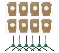 Dust Bags and Effective Corner Brushes for Roomba Plus 405 and 505, Clog Performance