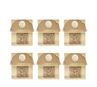 Dust Bags ，Compatible for Karcher WD2250 A2004 A2054 MV2 WD2 Robot Vacuum Cleaner Parts Garbage Bag Paper Bags Replacement Accessories(6pcs)