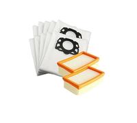 Dust Bags Filter，Compatible for Karcher，MV4 MV5 MV6 WD4 WD5 WD6 Vacuum Cleaner Replacement Garbage Bag Accessories Spare Parts(6pcs 1set)