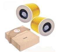 Dust Bags & Filter For Karcher Wd2 Wd3 A2004 Nv3 Wet & Dry Vacuum Cleaner