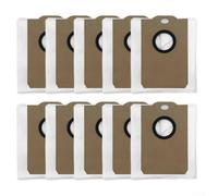 Dust Bags for MONSGA MR1 Robot Vacuum Cleaner Replacement Parts High Capacity Non-Woven Fabric Filter Bags Disposable Collection Pouches Easy Install(10 Pac)
