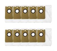 Dust Bags For Tikom L8000 Plus And Sd40 Robot Vacuum Cleaners With Automatic Emptying Base 3.5 Litre Capacity Meltblown Fibre Filters 10 Count(10 PACK)