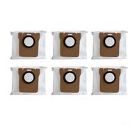 Dust Bags for Xiaomi X20 Plus M30 for Pro C107 Robot Vacuum - 6 Pack Sealed Auto Empty Bin Liners High Filtration(6PCS)