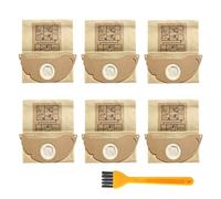 Dust Bags，Garbage Bags，Vacuum Cleaners Parts Filter Bags Accessories Replacement，Compatible For Karcher WD2 MV2 WD 2.200 WD2250 A2004 A2054 A2099 (Color : Dust bag 6 pcs)
