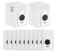 Dust Bags Replacement for Ecovacs DEEBOT T30S, T30S COMBO/DEEBOT X2 Comb Robot Vaclumn Cleaner Spare Parts Accessories, 2.8L Large Capacity Dirt Disposable Vacuum Bags 12 Pack Dust Bags（not for t30)