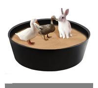 Dust Bath Container Birds - Versatile, Bottomless Adjustable | Efficient Cleaning, Dry Environment, Chicken Care, Parasite Control, Robust Design, Easy Maintenance, for Enclosure Garden Stable