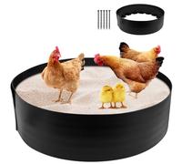 Dust Bath for Chickens Diameter 65 cm Laying Nest for Chickens Adjustable Chicken Dust Bath Bottomless Chicken Dust Bath Tray Chicken Dust Bath Container Accessories Hutch