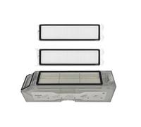 Dust bin and Filter, Compatible with Roborock Q Revo, Robot Vacuum Parts, Optional dust Box Filter(Dustbin and 3 Filter)
