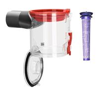 Dust Bin for Dyson V7 V8 SV10 Vacuum Cleaner, Upgraded 0.54L Canister Dirt Cup Replacement Assembly Part 967699-01, Spare Container with Pre-Filter for Animal Absolute Motorhead Fluffy