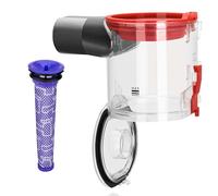 Dust Bin Replacement for Dyson V7 V8 SV10 SV11 Vacuum Cleaner, Dirt Canister Container Compatible with Part 967699-01 Absolute Animal Motorhead, Strong Suction Spare Parts with Pre-Filter