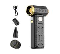 Dust Blower - Electronics Compressed Air Dusters | Handheld PC Duster, USB Rechargeable 3-Level Turbine Cordless Electric Dryer for Computer, PC, Car, Detailing, Patio, Water, Snow