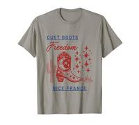 Dust Boots Freedom Cowgirl Rodeo Nice France Nice France T-Shirt