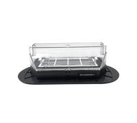 Dust Box Filter Accessories, Compatible For 360 S6 Robot Vacuum Cleaner, Home Replacement Sweeper Hepa Spare Parts(Color:Black)