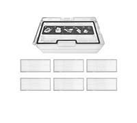 Dust Box, Hepa Filter, Compatible For Roborock S8/S8 PLUS/S8 Pro Ultra, Sweeper Vacuum Cleaner part (Color : 1 Dust Box 6 Filters)