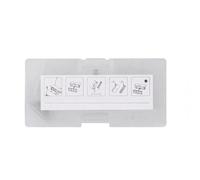 Dust Box Replacement Parts for Mijia for 5c OV42CN Robot Vacuum Cleaner | One-click release latch ensures clean hands, for quick disposal, secure fit, compatible with for mijia 5c