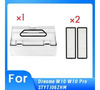 Dust Box with 2 Hepa Filter Parts for Bot W10 Pro