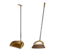 Dust Brush and Pan Set, Broom and Dustpan Set for Home - Easy Hair Removal at Home, Office, Lobby, Floor
