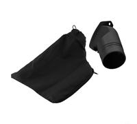 Dust Collection Bag For Miter Saw With Connector, Anti Dust Cover Adapter For 255 Belt Sander, Workshop Dust Extraction Parts, Black Cloth And Plastic, 2 Pieces