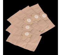 Sealey Pc200Pb5 Dust Collection Bag For Pc200 Pc200Sd Pc200Sdauto Pack Of 5
