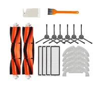 Dust Collection Bag Main Brush Mop Side Brush Hepa Filter, Compatible For Xiaomi Dreame Z10 Pro L10 Plus Vacuum Cleaner Z10 Pro Accessories (Color : 19pcs-01)