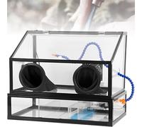 Dust Collection Box with Fan and Acrylic Cover for Woodworking and Metalworking Dust Control