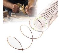 Dust Collection Hose Systems for Woodworking, 1inch 1 1/4inch 2inch 2 1/2inch 3inch 4inch 5inch 6inch Dia Air Duct Vacuum Hose, 50ft 40 30 20 10ft 5 Foot Long(5inch-Dia,30ft)