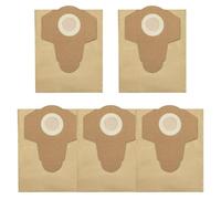Dust Collection Paper Bags for Einhell 20L Volume Compatible with Power X-Change 25L TC-VC Series Wet Dry Vacuum Cleaners Multi Pack(5 PACK)