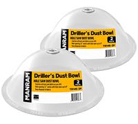 Dust Collector (2 Pack) - Dust Bowl Collector for Hole Saw, for Installing Recessed Lights and Works with All Hole Saws