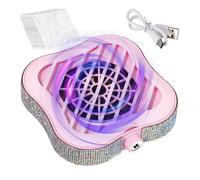 Dust Collector - ABS, 13.5x13.3x4.2cm, Nail Dust Collector, Low Noise | Fan Powered Nail , Nail Cleaner for Home, Salon, Manicure, , Tabletop Use