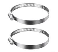 Dust Collector Bag Clamp Adjustable Hose Clamp Metal Band Clamp Set Stainless Steel Dust Collection Clamp With Spring Loaded Latch For Dust Collector Bag Woodworking Dust Collection(150-220mm)