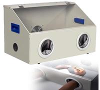 Dust Collector Box for Engraving and Grinding with LED Lighting and Transparent Window - 2800RPM for Polishing and Engraving Tasks