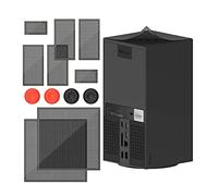 Dust Cover Compatible for Xbox Series X, Dust Filter Dust Proof Cover Case Anti-dust Filter Compatiable with Xbox Series X PVC Plastic (Two Sets of dust-Proof nets+Rocker caps)