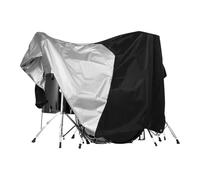 Dust Cover For Drums-Large Waterproof Oxford Percussion Shield, Weighted Corner Fixed Design, UV Protection Studio Tarp, Full Kit & Hardware Coverage, Anti-Static Instrument Guard| For Keyboard